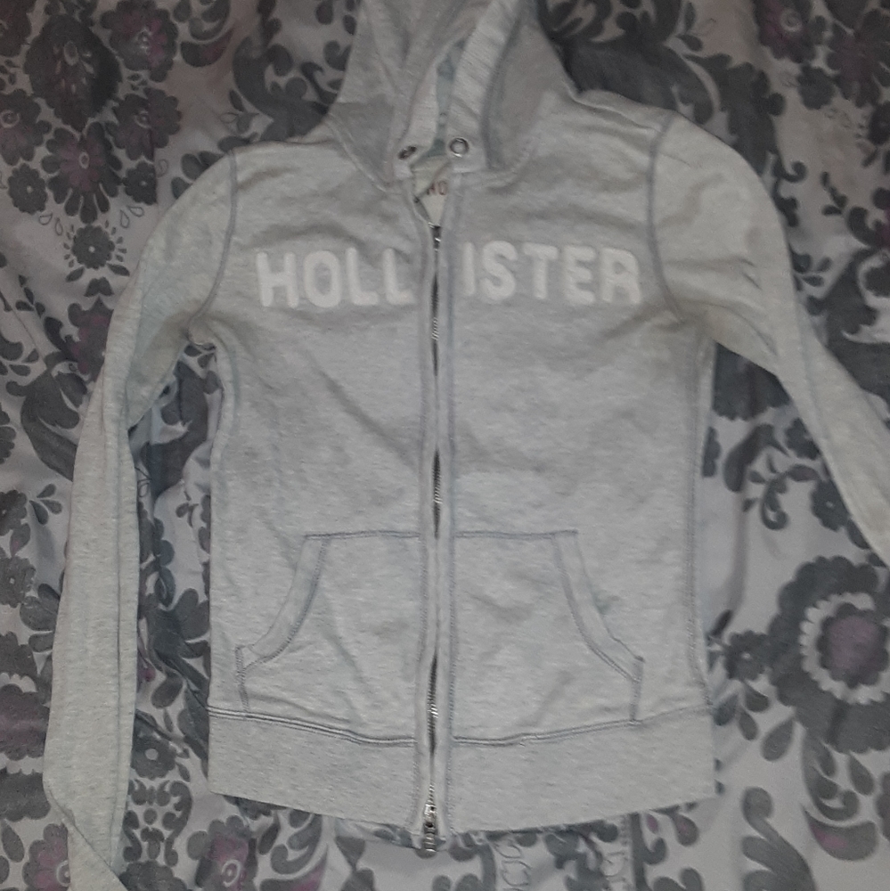 Grey Hollister Jacket